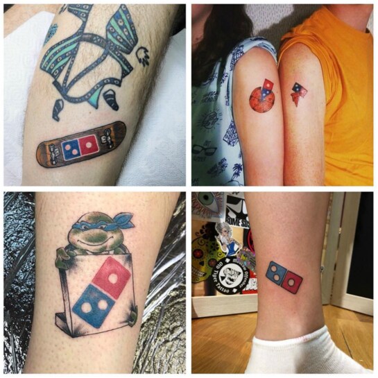 Riesen Ansturm Auf Tattoo Aktion Von Domino S Pizza Gutes Leben Jetzt De