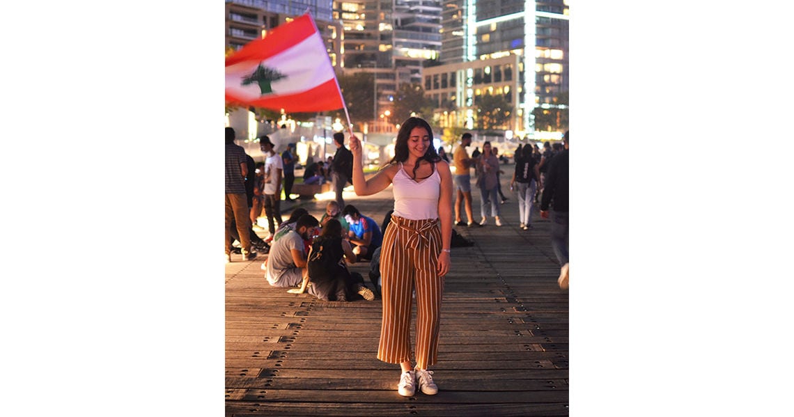 protest jugendlichen libanon portraits 1