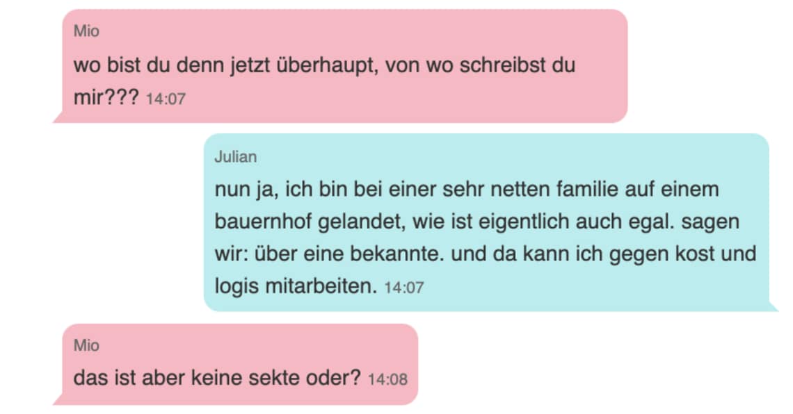 Whatsapp Kolumne Der Wanderlust Jules Chat Folge 18 Whatsapp Kolumne Jetztde 