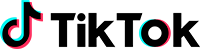 tiktok logo rgb horizontal black simple